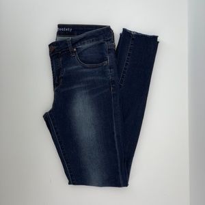 AOS Skinny Jeans with Raw Hem Size 26